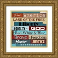 thumbnail image 1 of Phillip, Jamie 26x26 Gold Ornate Wood Framed with Double Matting Museum Art Print Titled - American Pride, 1 of 4