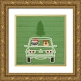 thumbnail image 1 of Phillip, Jamie 26x26 Gold Ornate Wood Framed with Double Matting Museum Art Print Titled - Cristmas Travels 3, 1 of 4