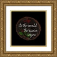 thumbnail image 1 of Phillip, Jamie 26x26 Gold Ornate Wood Framed with Double Matting Museum Art Print Titled - Joy To The World, 1 of 4