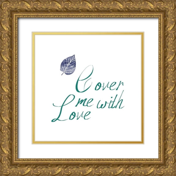 Phillip, Jamie 26x26 Gold Ornate Wood Framed with Double Matting Museum Art Print Titled - Love Cover