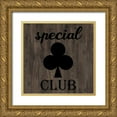 thumbnail image 1 of Phillip, Jamie 26x26 Gold Ornate Wood Framed with Double Matting Museum Art Print Titled - Playing Card Club, 1 of 4