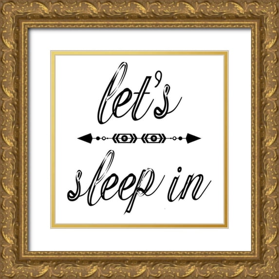 Phillip, Jamie 26x26 Gold Ornate Wood Framed with Double Matting Museum Art Print Titled - Sleep In