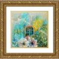 thumbnail image 1 of Phillip, Jamie 26x26 Gold Ornate Wood Framed with Double Matting Museum Art Print Titled - Spring Cottage, 1 of 4