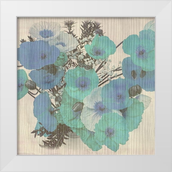 Phillip, Jamie 26x26 White Modern Wood Framed Museum Art Print Titled - Field Of Bloom