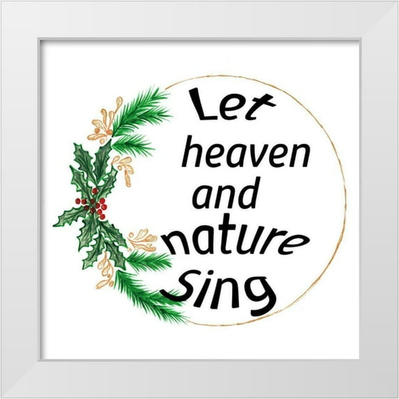 Phillip, Jamie 26x26 White Modern Wood Framed Museum Art Print Titled - Heaven and Nature