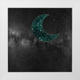 thumbnail image 1 of Phillip, Jamie 26x26 White Modern Wood Framed Museum Art Print Titled - Moon Night, 1 of 4