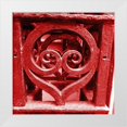 thumbnail image 1 of Phillip, Jamie 26x26 White Modern Wood Framed Museum Art Print Titled - Red Iron Gate, 1 of 4