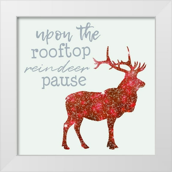 Phillip, Jamie 26x26 White Modern Wood Framed Museum Art Print Titled - Reindeer