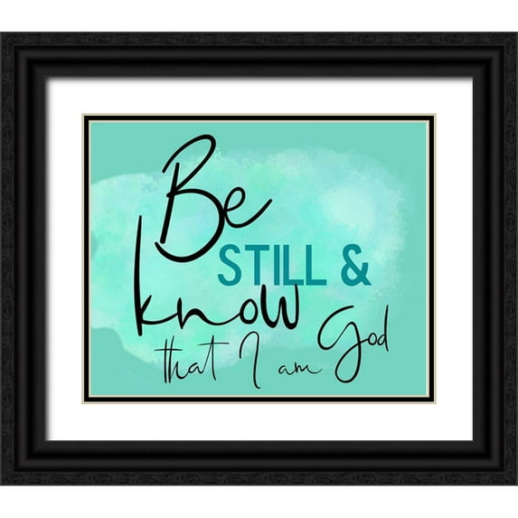 Phillip, Jamie 31x26 Black Ornate Wood Framed with Double Matting Museum Art Print Titled - Be Still