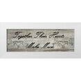 thumbnail image 1 of Phillip, Jamie 32x13 White Modern Wood Framed Museum Art Print Titled - Musical Hearts, 1 of 4