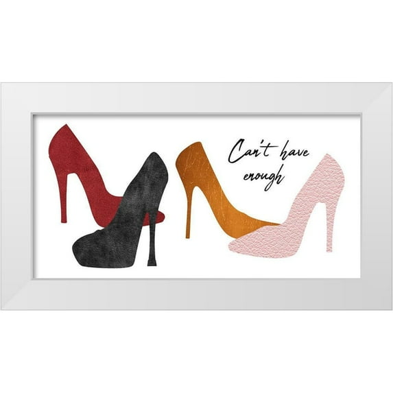 Phillip, Jamie 32x18 White Modern Wood Framed Museum Art Print Titled - Shoes