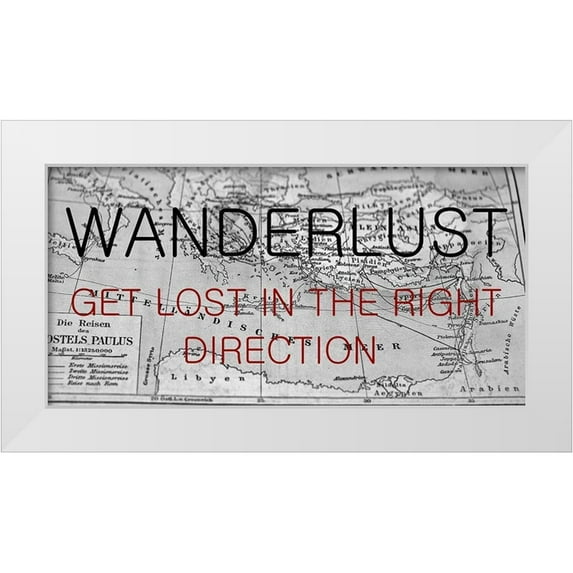 Phillip, Jamie 32x18 White Modern Wood Framed Museum Art Print Titled - Wanderlust