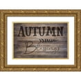 thumbnail image 1 of Phillip, Jamie 32x22 Gold Ornate Wood Framed with Double Matting Museum Art Print Titled - Autumn Blessings, 1 of 4