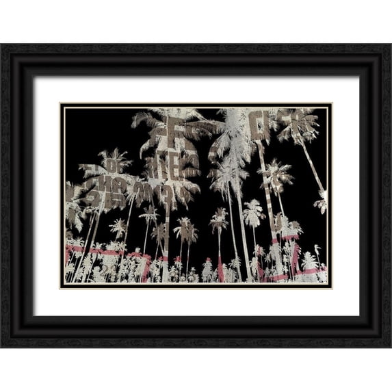 Phillip, Jamie 32x23 Black Ornate Wood Framed with Double Matting Museum Art Print Titled - Miami Beach