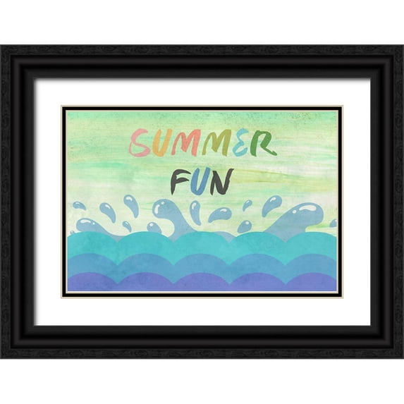 Phillip, Jamie 32x23 Black Ornate Wood Framed with Double Matting Museum Art Print Titled - Summer