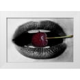 thumbnail image 1 of Phillip, Jamie 32x23 White Modern Wood Framed Museum Art Print Titled - Black Lips, 1 of 4