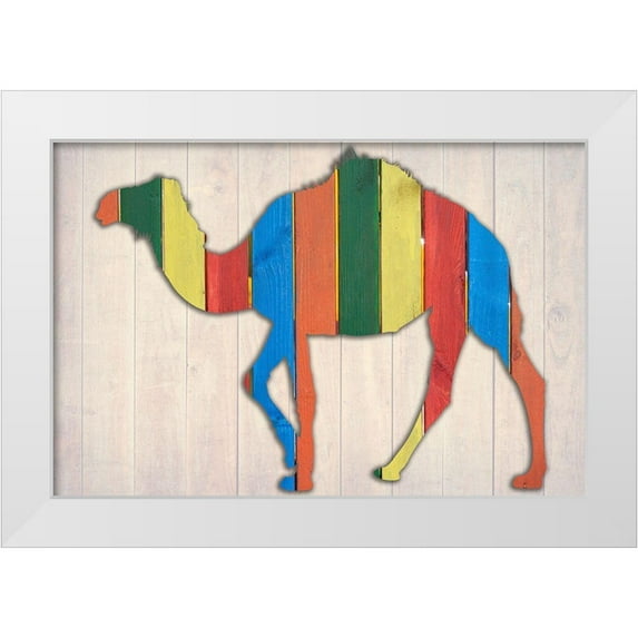 Phillip, Jamie 32x23 White Modern Wood Framed Museum Art Print Titled - Camel 1