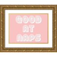 thumbnail image 1 of Phillip, Jamie 32x25 Gold Ornate Wood Framed with Double Matting Museum Art Print Titled - Naps, 1 of 4