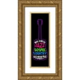 thumbnail image 1 of Phillip, Jamie 7x14 Gold Ornate Wood Framed with Double Matting Museum Art Print Titled - Acoustic, 1 of 4