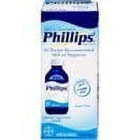 Phillip's Milk of Magnesia Saline Laxative, Original Flavor, 4oz, 4-Pack