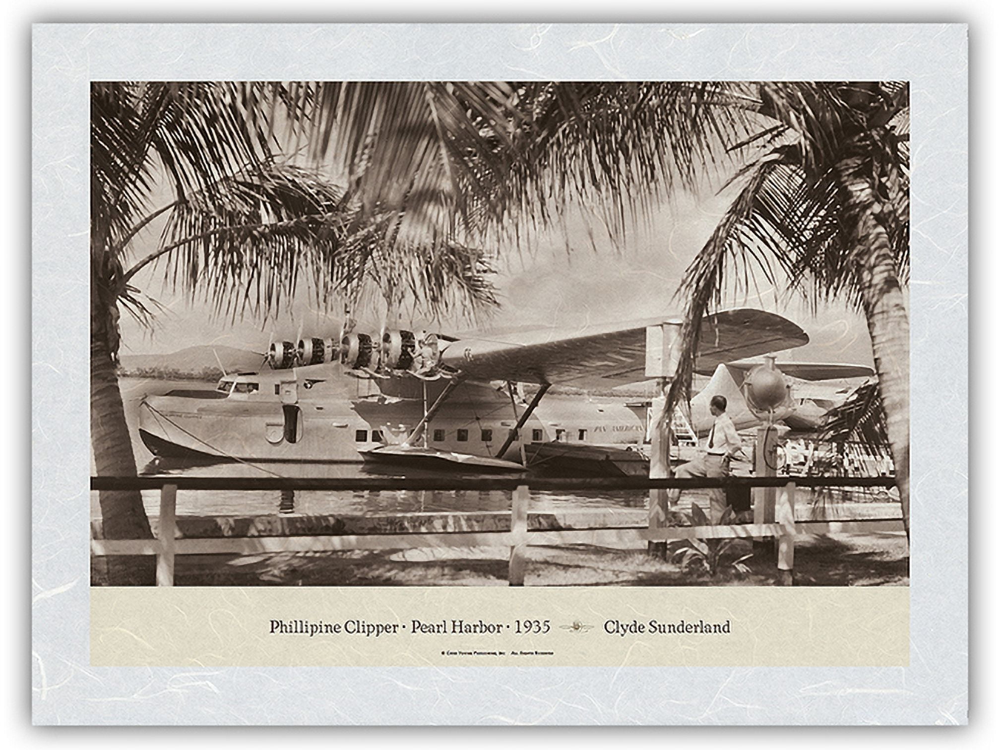 The Phillipine Clipper (Martin M-130) - Pearl Harbor Hawaii 1935 - Pan ...