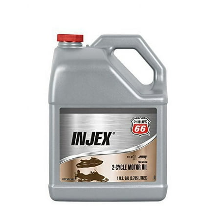 Phillips 66 1074706 Cycle Engine Oil (Injex TC-W3 API TC 2- - 1 Gallon), 128 fl. oz, 1 Pack