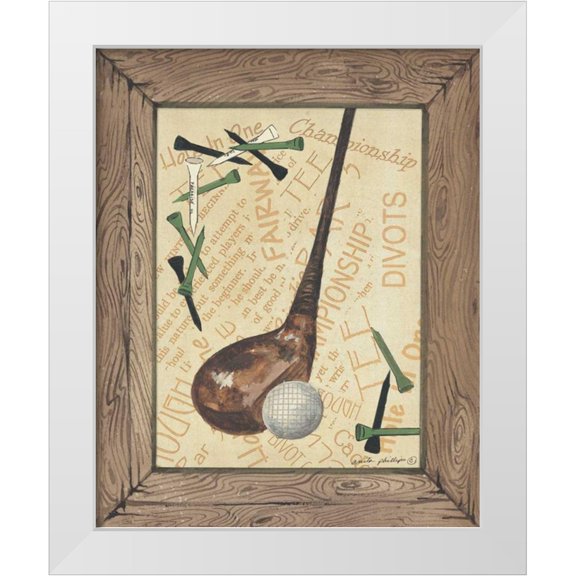 Phillips, Anita 12x14 White Modern Wood Framed Museum Art Print Titled - Driver