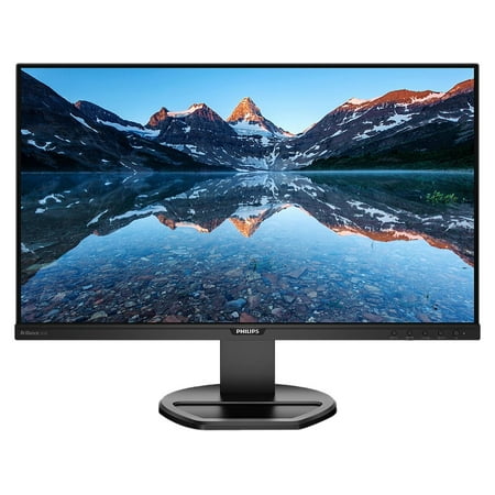 Philips - B-Line 241B8QJEB 24" IPS Widescreen Adaptive Sync Monitor (DisplayPort, VGA, USB, HDMI, DVI) - Black