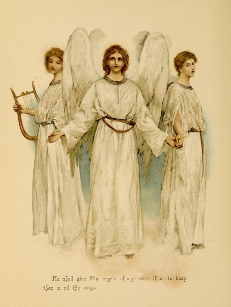 Phillips Brookss Poems 1890 Angels Canvas Art - Unknown (18 x 24)