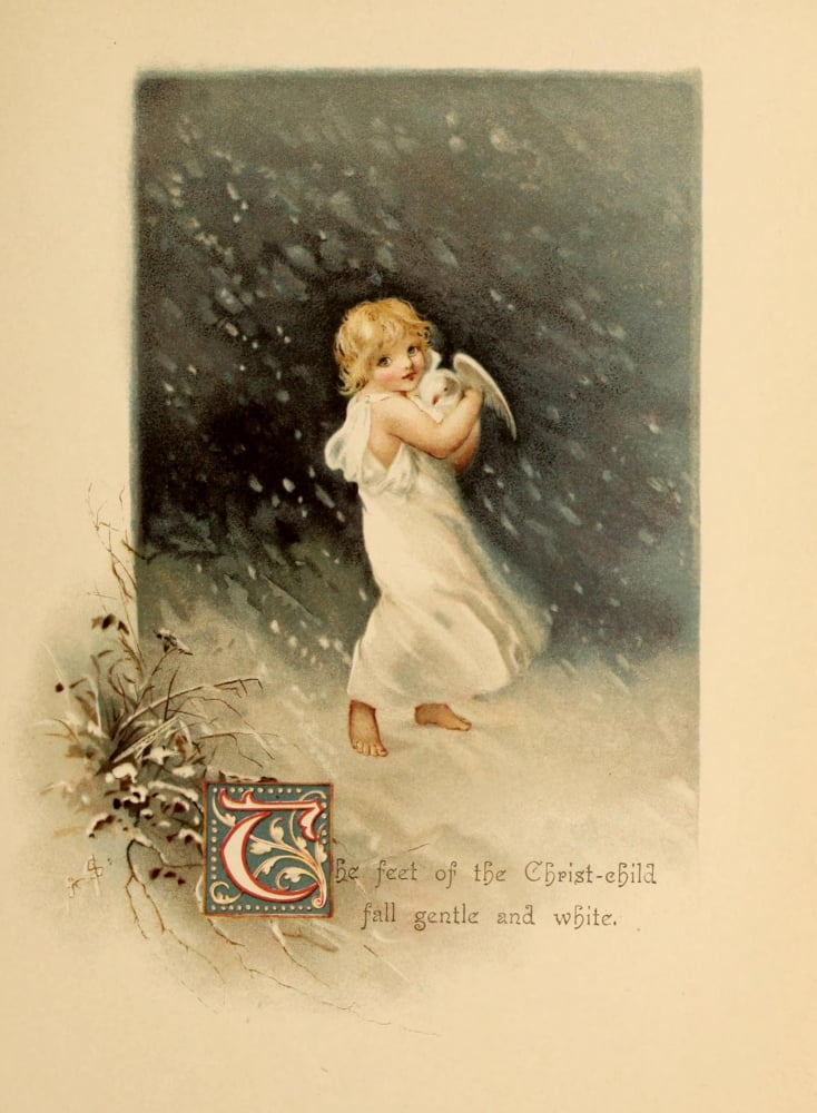 Phillips Brookss Poems 1890 Christ child Canvas Art - Unknown (24 x 36)