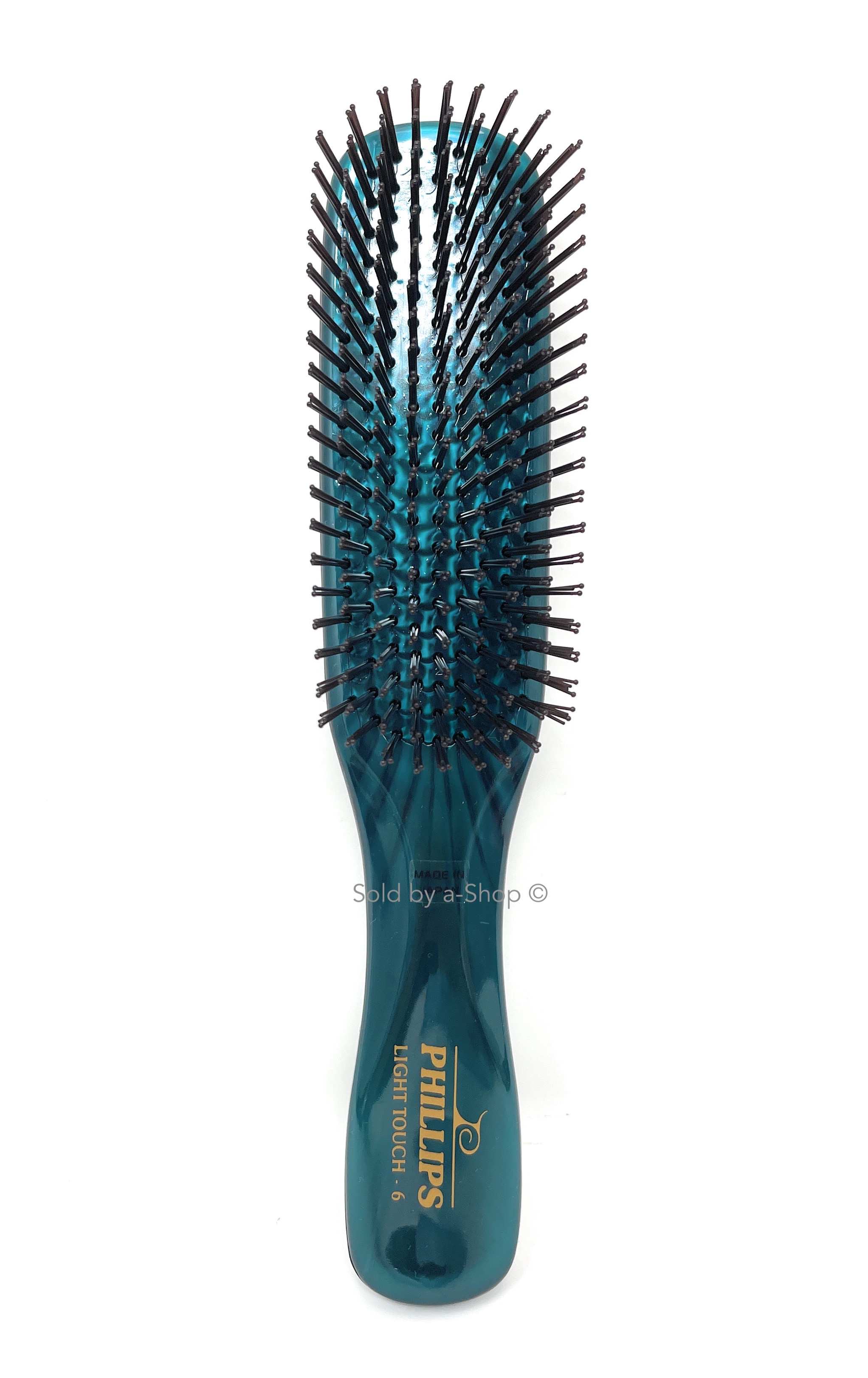 Phillips Brush Light Touch 6 Gem Nylon Bristle Hair Brush 9 rows