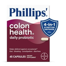 Phillips' Colon Health Daily Probiotic Supplement Capsules, 45 Count