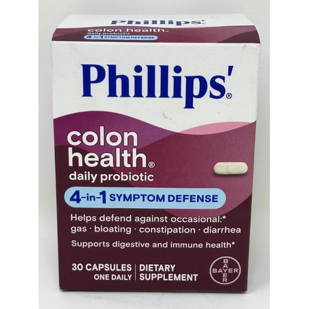 Phillips' Colon Health Probiotic One Daily Capsules, 30 Ct