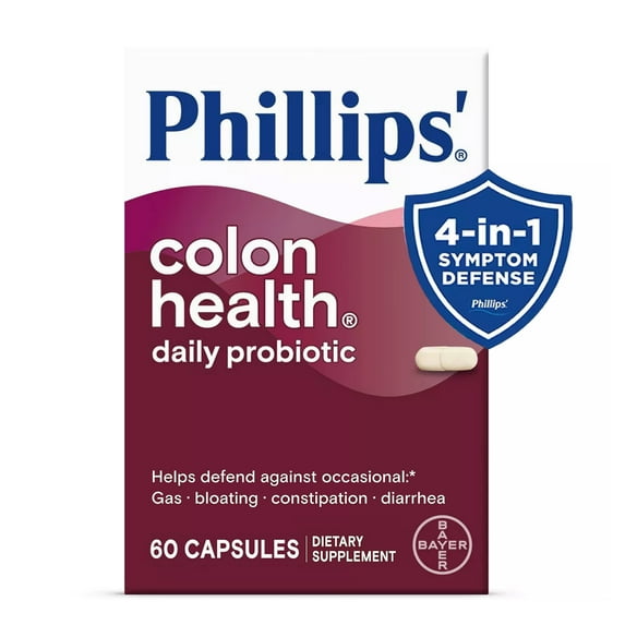 Phillips' Daily Probiotics for Women and Men, Two Month Supply, 60 Count