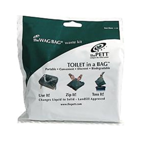 Phillips Environmental Products Wag Bag Kit, Single - Cleanwaste