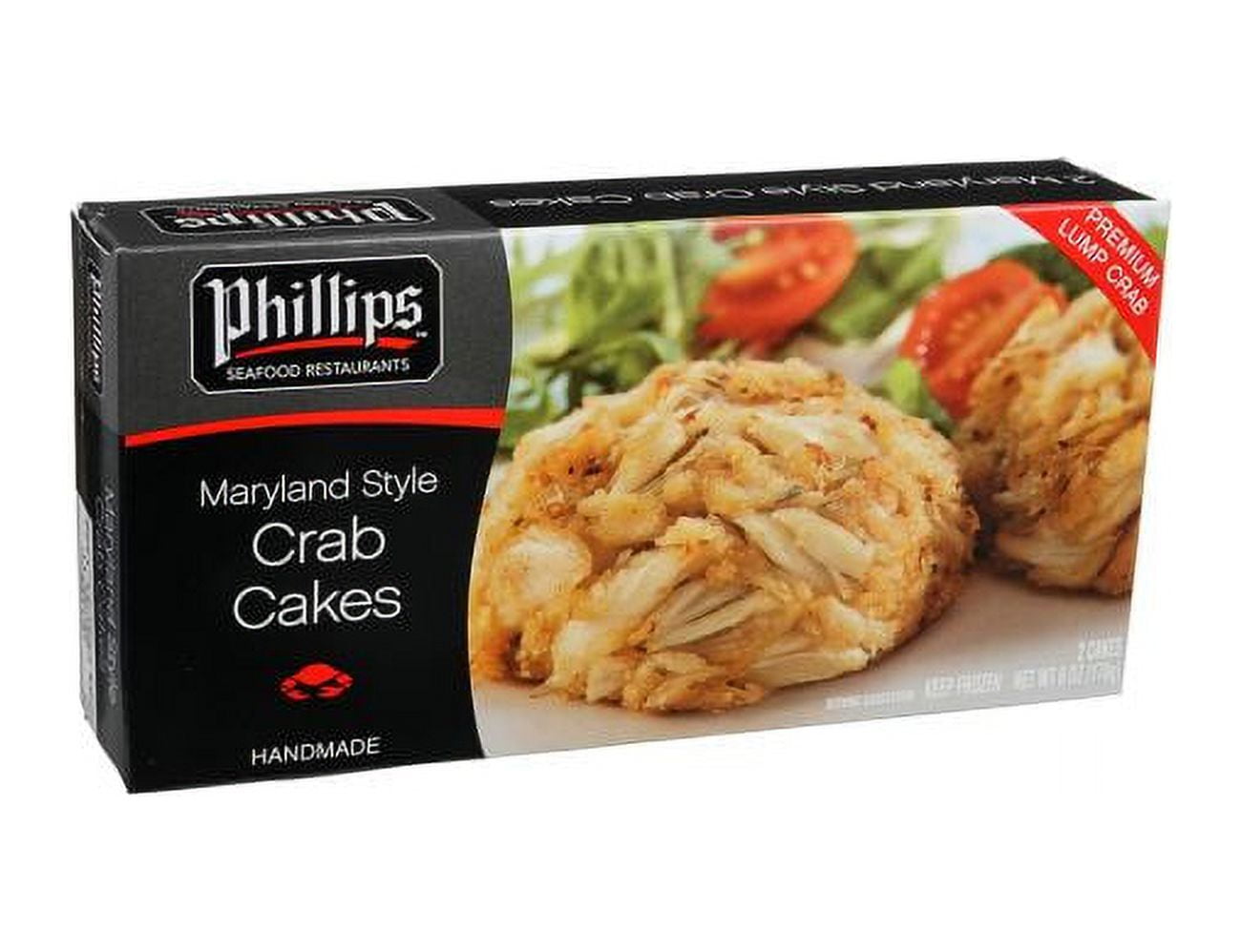 Phillips Maryland Style Frozen Crab Cake, 3 Ounce - 24 per case