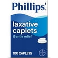 thumbnail image 1 of Phillips' Laxative Caplets, With Naturally Sourced Magnesium Supplement for Gentle Relief of Occasional Constipation, Cramp and Stimulant Free Laxatives, 100 Caplets, 1 of 4