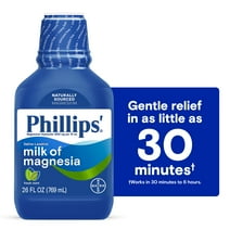 Phillips' Milk Of Magnesia Liquid Laxative, Fresh Mint, 26 Fl Oz