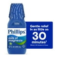 thumbnail interactive-video image 1 of Phillips' Milk of Magnesia Laxative Antacid, Mint, 12 Ounces, 1 of 9
