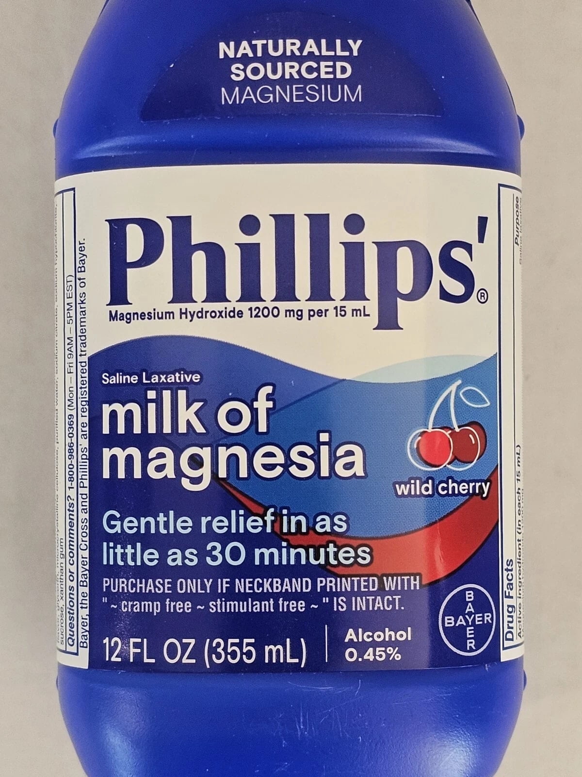 同軸30cm 12インチMAGNESIA CX12A 1個 Phillips', Milk of Magnesia, Wild Cherry, 12 oz, Pack of 6
