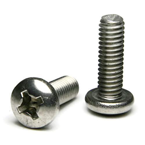 Phillips Pan Head Machine Screw 18-8 Stainless Steel - 10/24 x 3/4 Qty-250$$Hardware