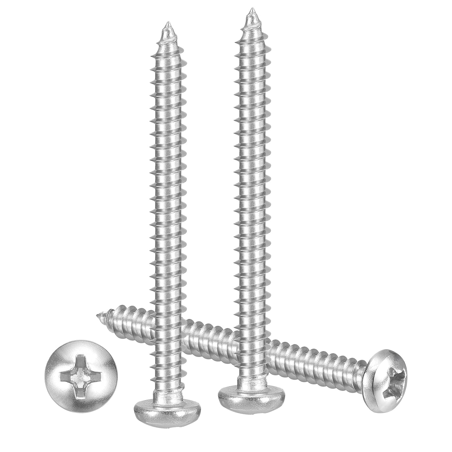 Phillips Pan Head Self Tapping Screw M5x30 30Pcs - Walmart.com
