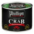 Phillips Pasteurized Lump Crab Meat, 16 oz Can