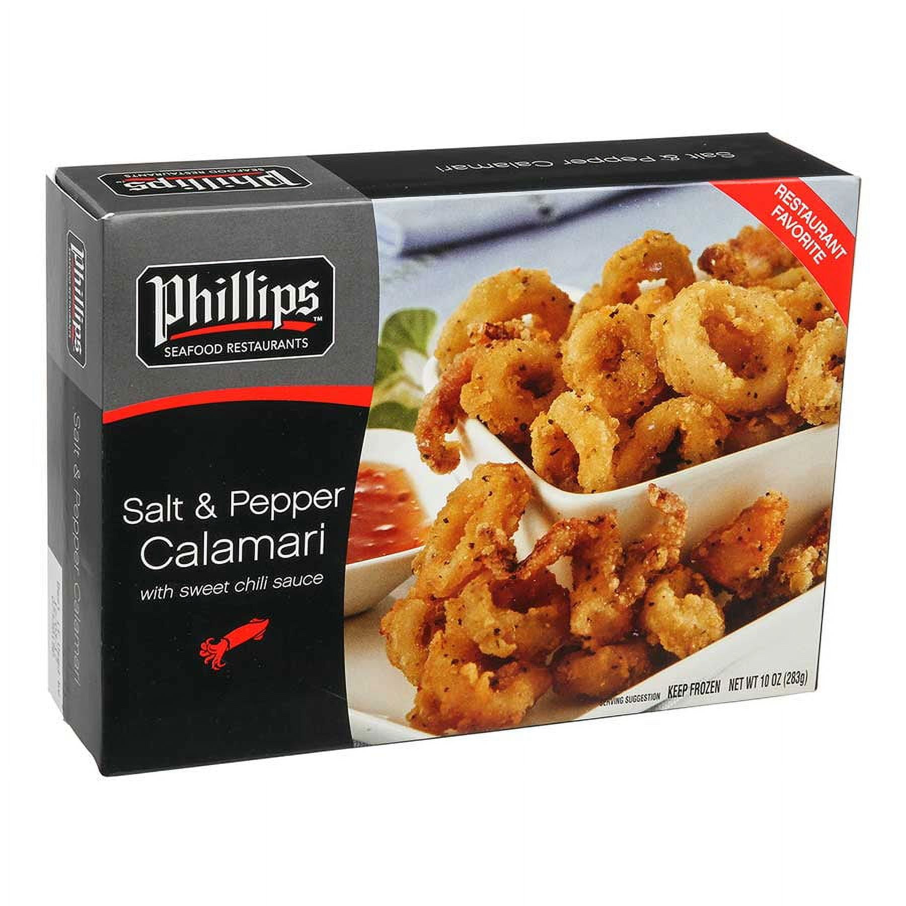 Phillips Retail Salt and Pepper Calamari, 10 Ounce 12 per case
