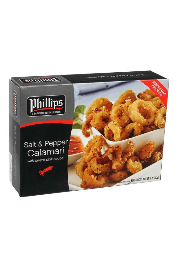 Phillips Retail Salt and Pepper Calamari, 10 Ounce -- 12 per case.