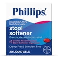 thumbnail interactive-video image 1 of Phillips' Stool Softener Liquid Gels for Constipation Relief, 30 Count, 1 of 8