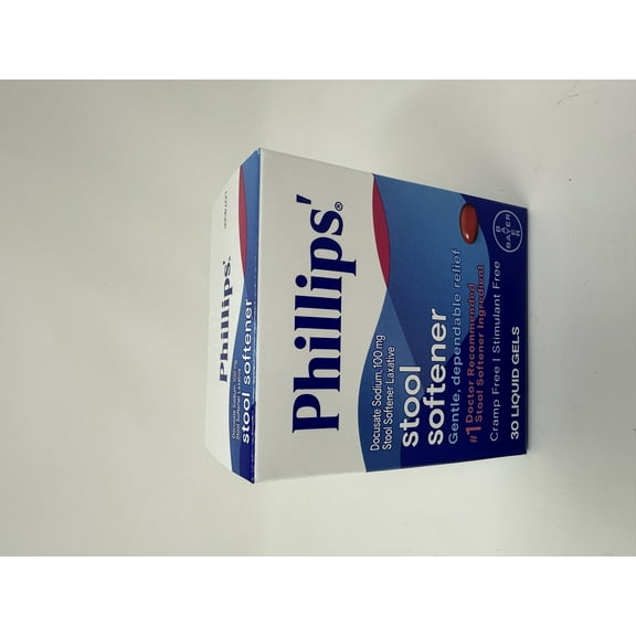 Phillips' Stool Softener Liquid Gels 30 Liquid Gels Pack of 3