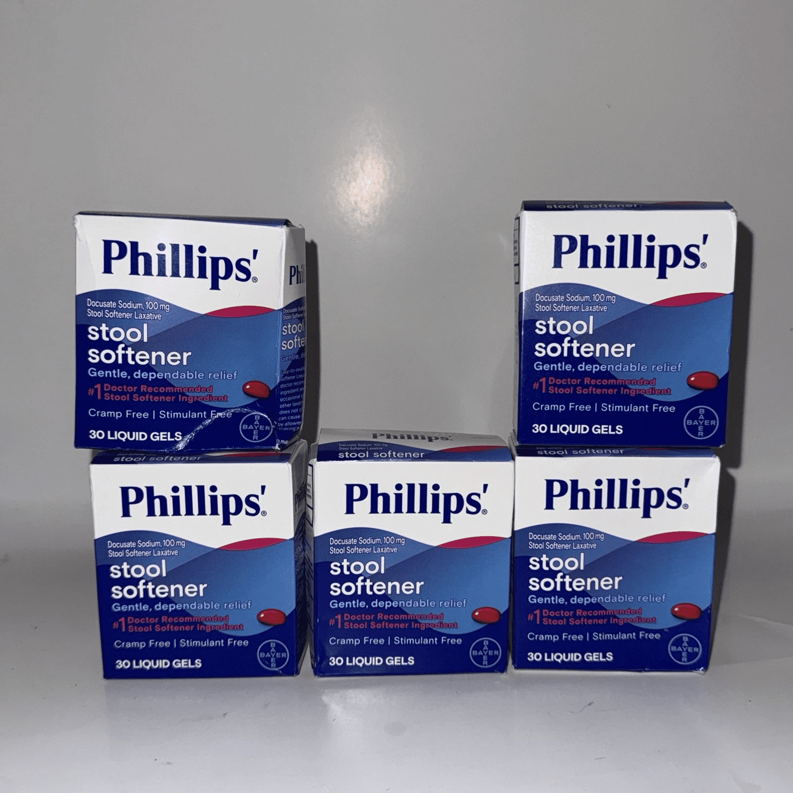アリックス  サプリメント Philips Stool Softener Liquid Gels 30 Count for Gentle Relief of