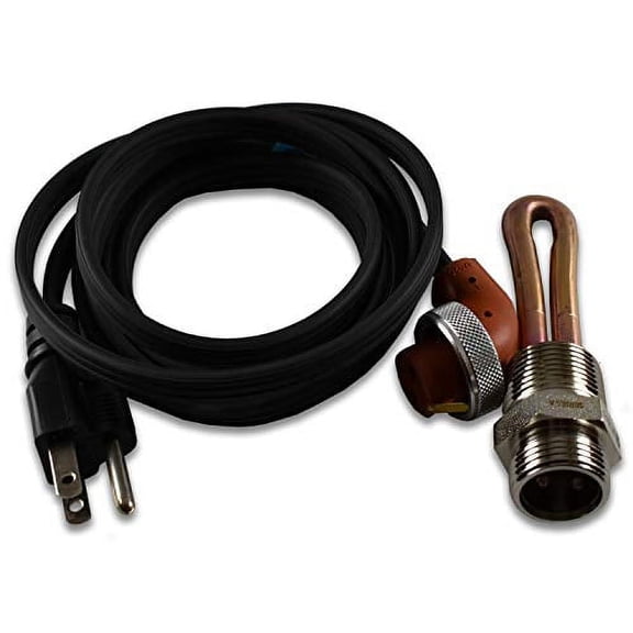 Zerostart 3500022 Engine Block Immersion Heater for Cummins, Paccar, 3/4" NPT Thread | CSA Approved | 120 Volts | 750 Watts