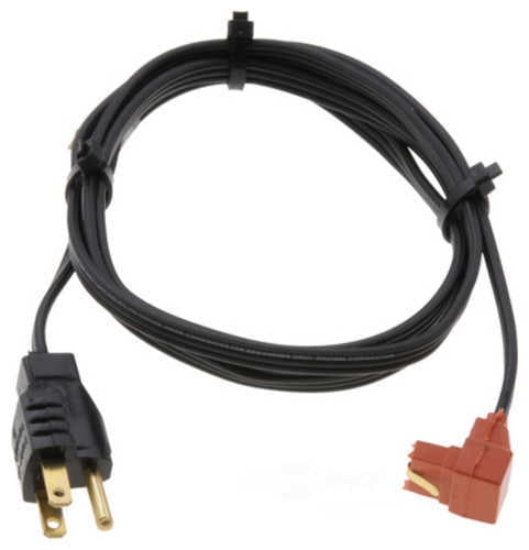 Zerostart 3600001 Repl cord, 120V, Right angled, Silicone, Rectangular htr term, 5' (1.5m) long